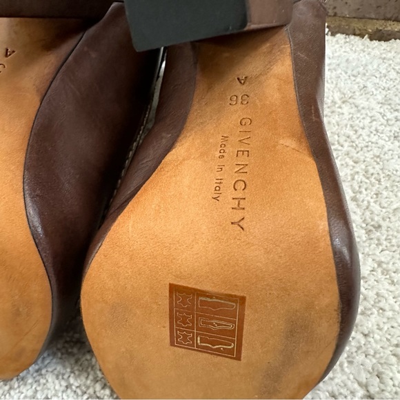 Givenchy Leather Open Toe Heeled Ankle Booties - Picture 11 of 11